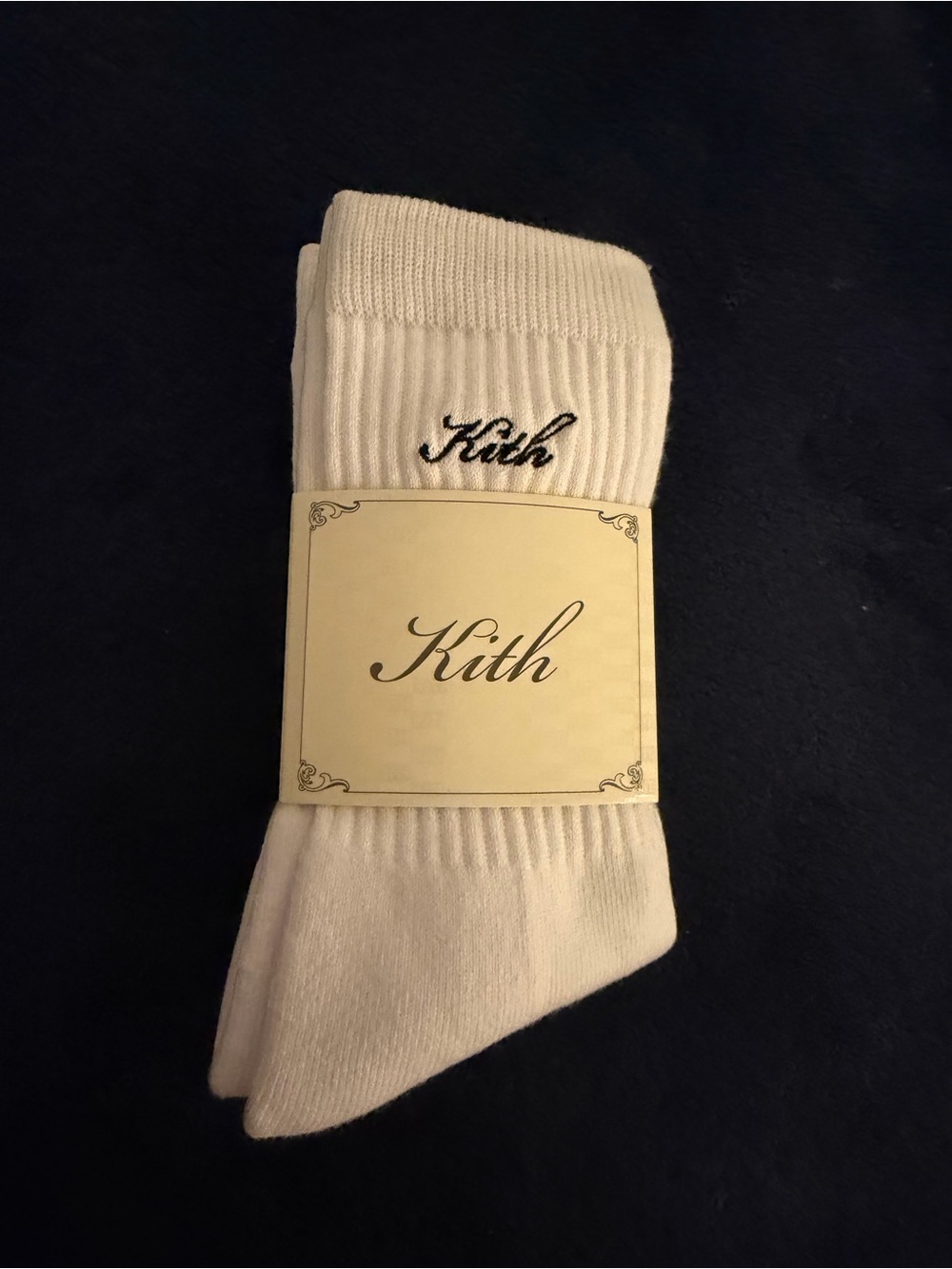 Men’s Kith Script Crew Socks – 3 Pair